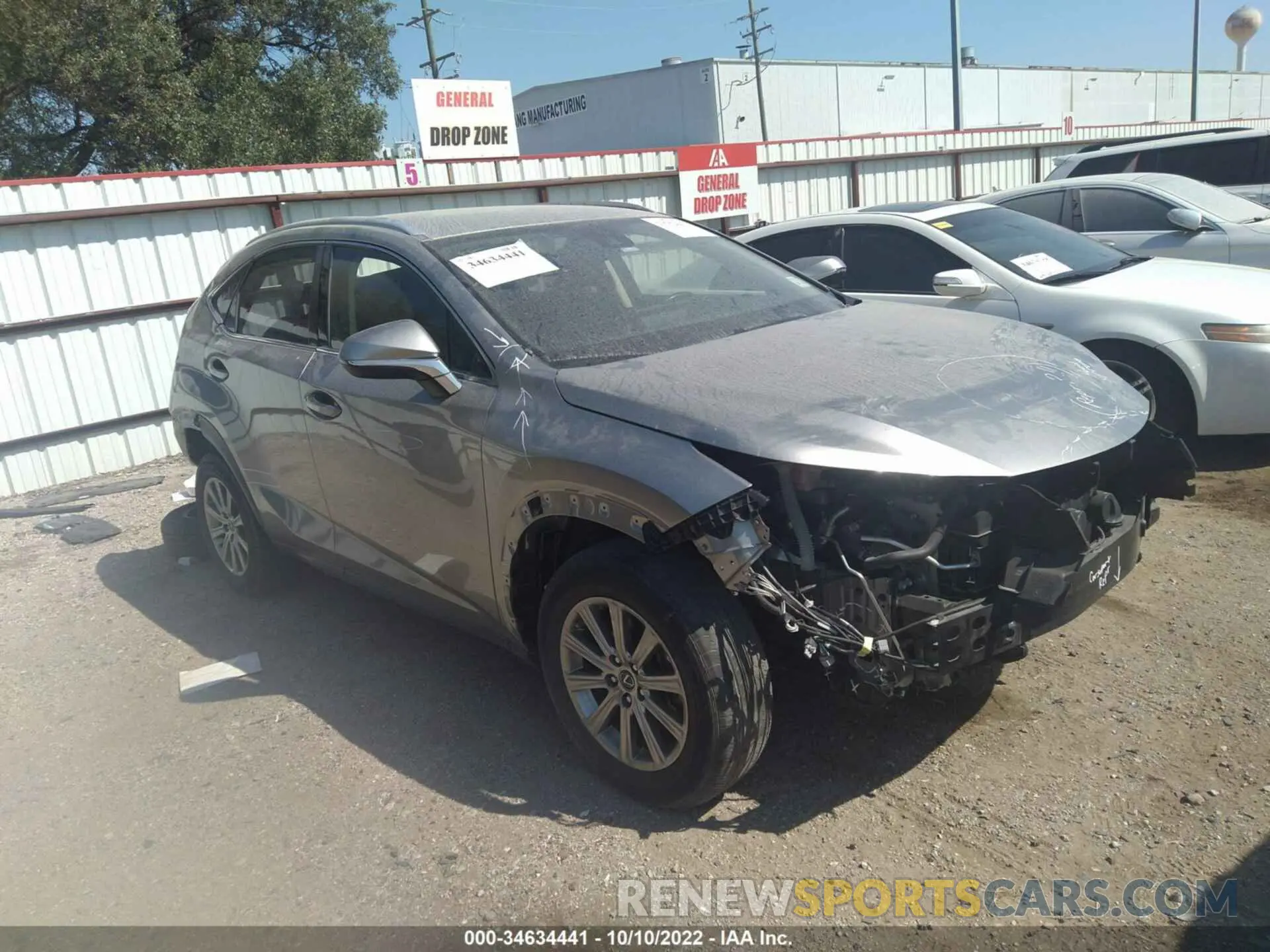 1 fotografías del automóvil dañado JTJAARBZXL2166081 LEXUS NX 2020