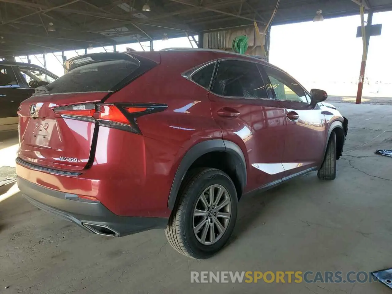 3 fotografías del automóvil dañado JTJAARBZXL5001159 LEXUS NX 2020