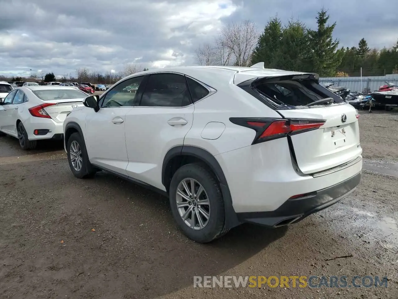 2 fotografías del automóvil dañado JTJAARDZ0L5001846 LEXUS NX 2020