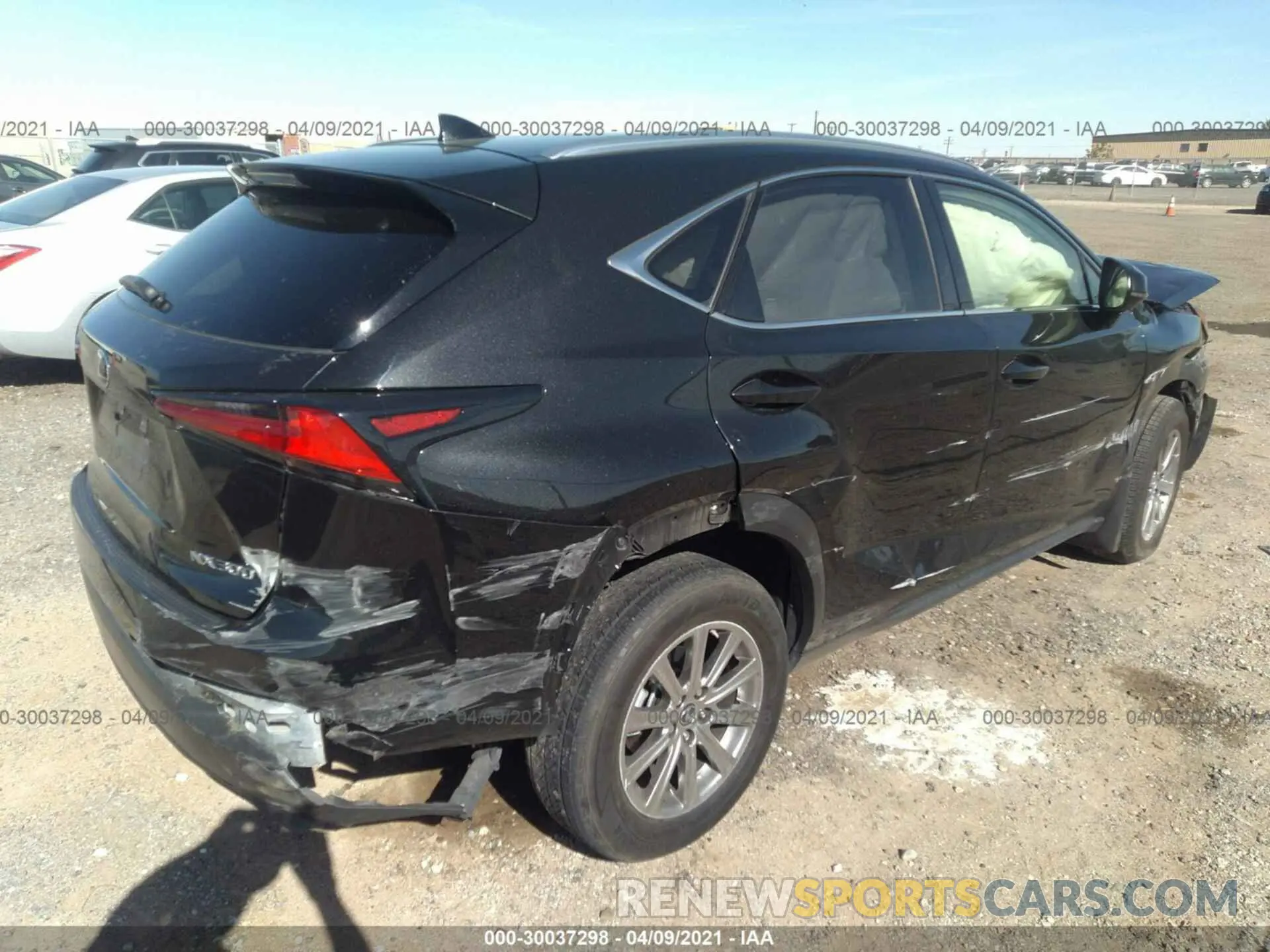 4 fotografías del automóvil dañado JTJAARDZ2L5007650 LEXUS NX 2020