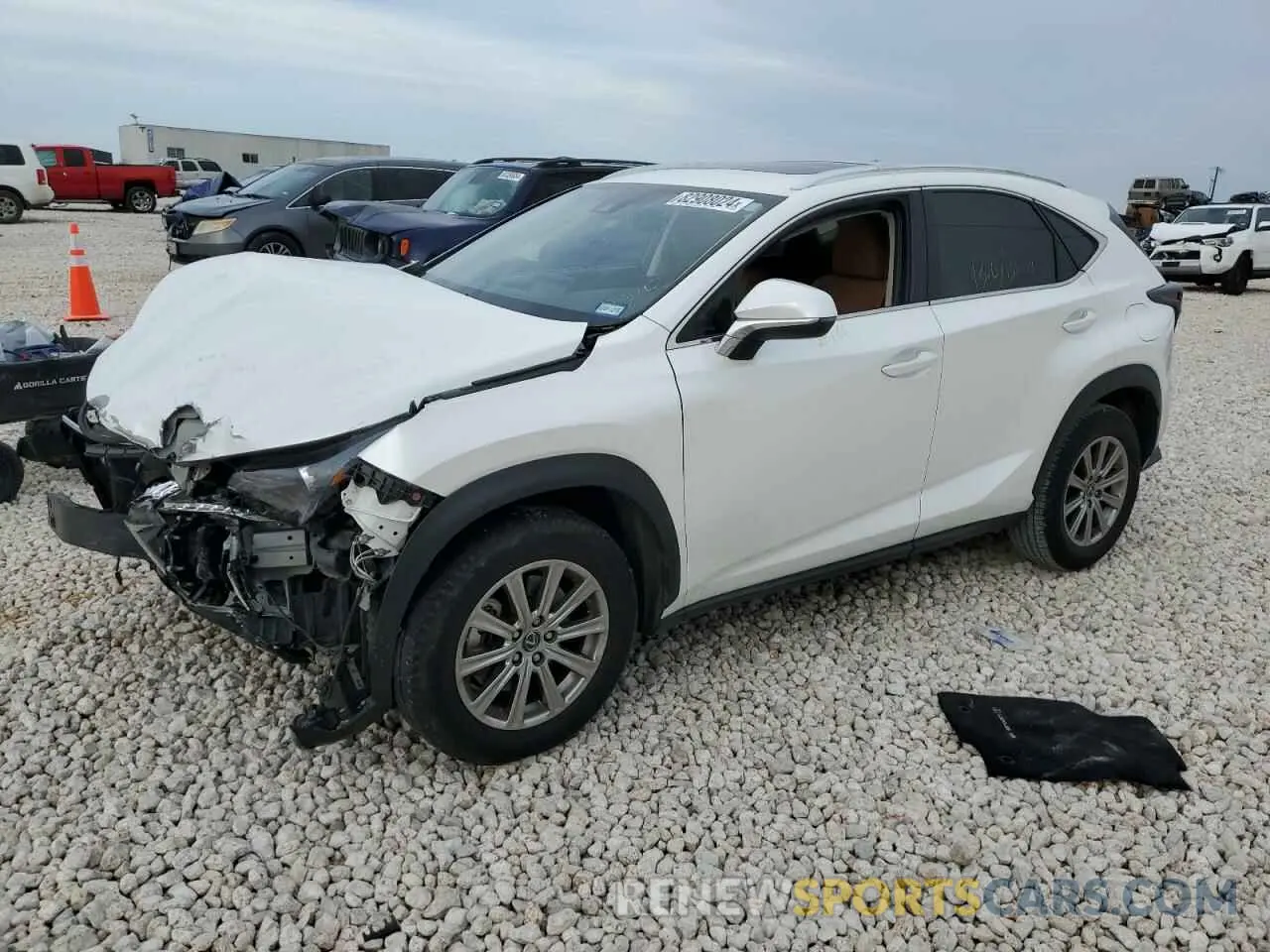 1 fotografías del automóvil dañado JTJDARBZ0L2173960 LEXUS NX 2020
