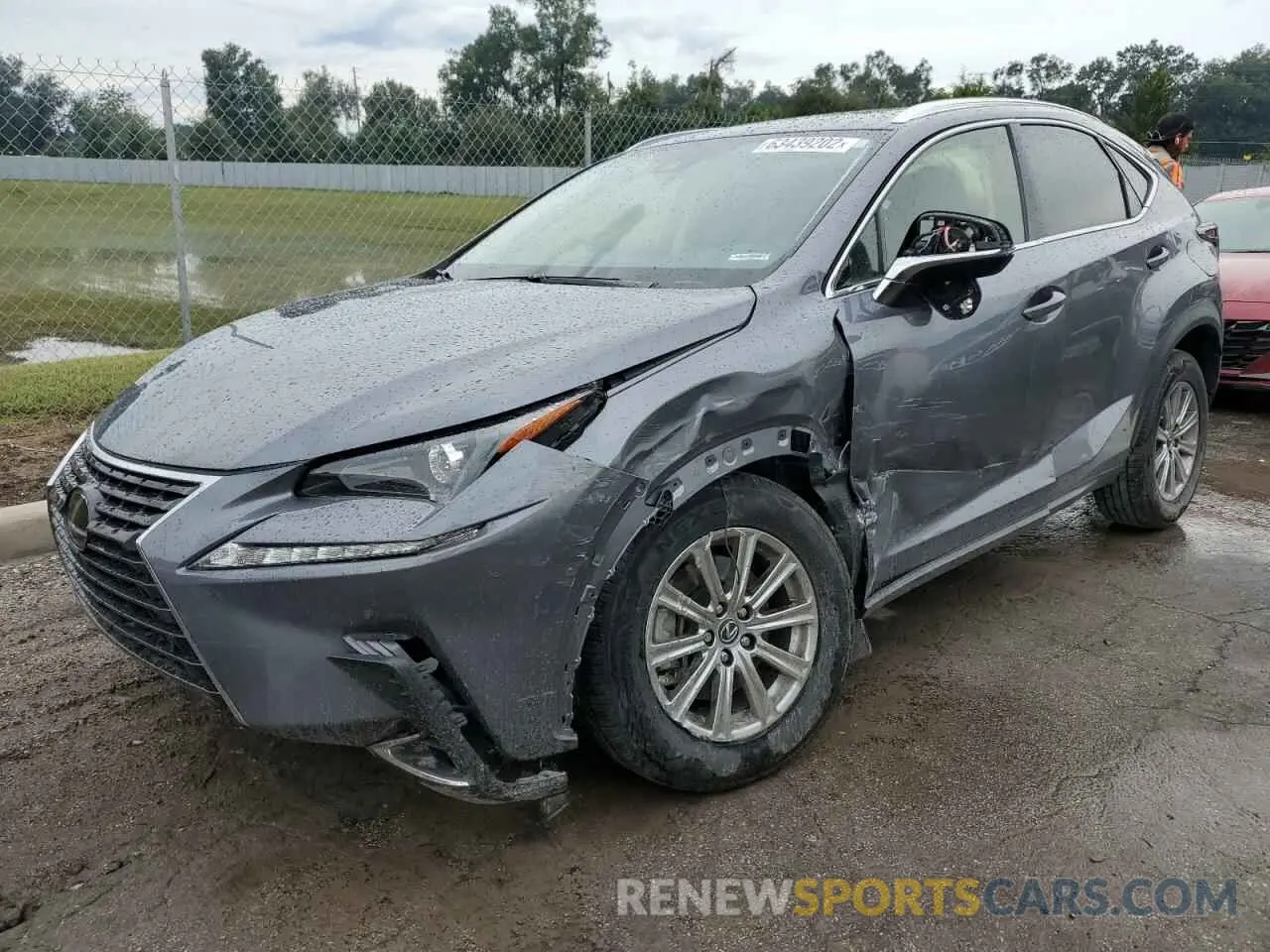 2 fotografías del automóvil dañado JTJDARBZ1L2177533 LEXUS NX 2020