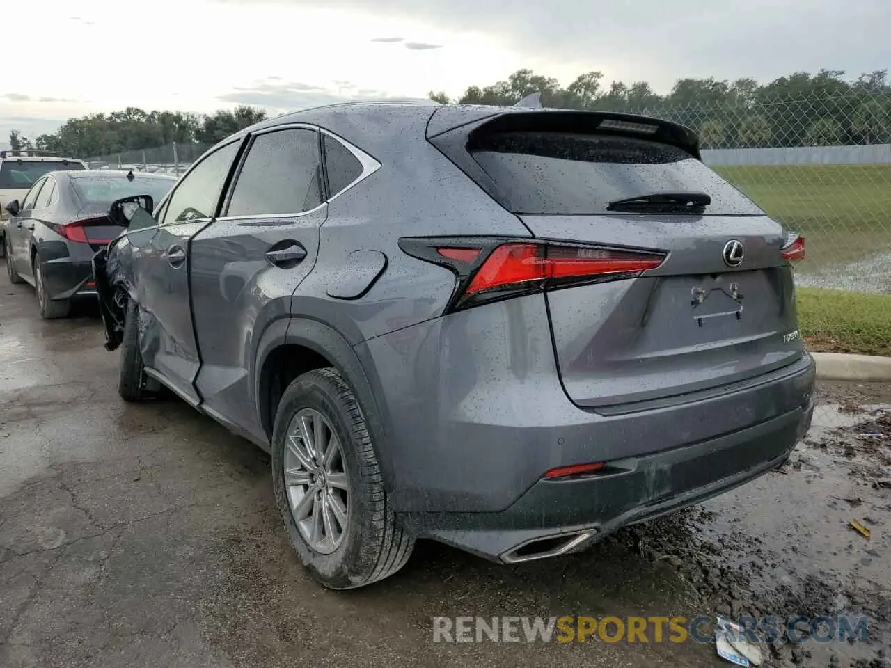 3 fotografías del automóvil dañado JTJDARBZ1L2177533 LEXUS NX 2020