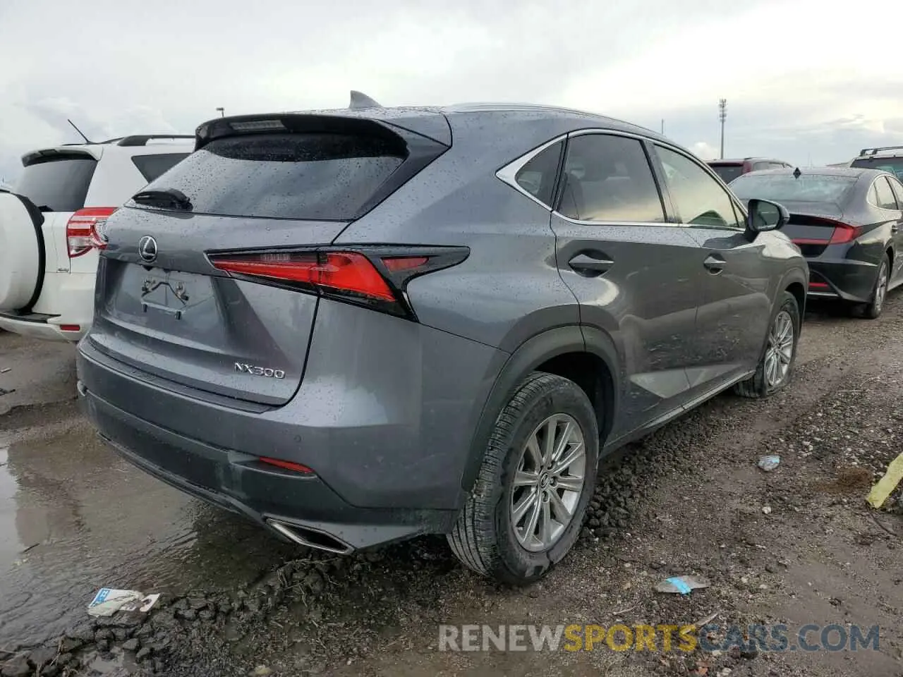 4 fotografías del automóvil dañado JTJDARBZ1L2177533 LEXUS NX 2020