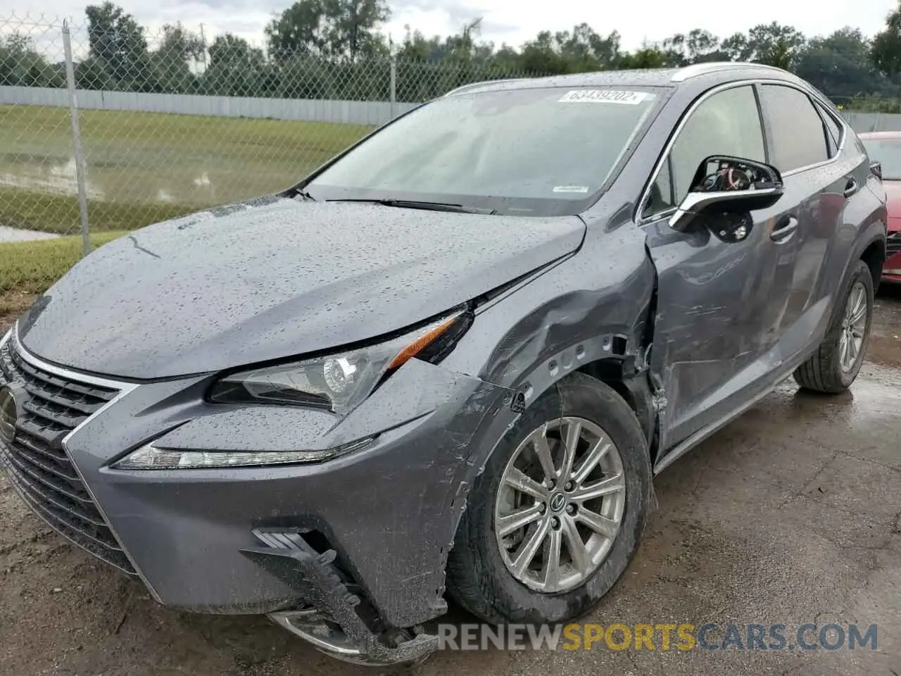9 fotografías del automóvil dañado JTJDARBZ1L2177533 LEXUS NX 2020
