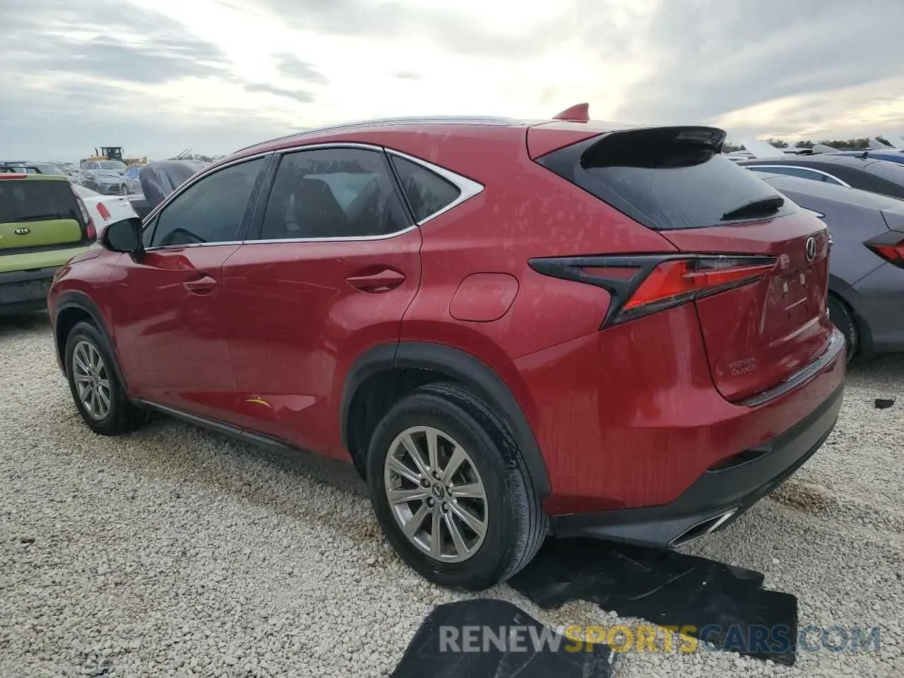 2 fotografías del automóvil dañado JTJDARBZ1L5011253 LEXUS NX 2020