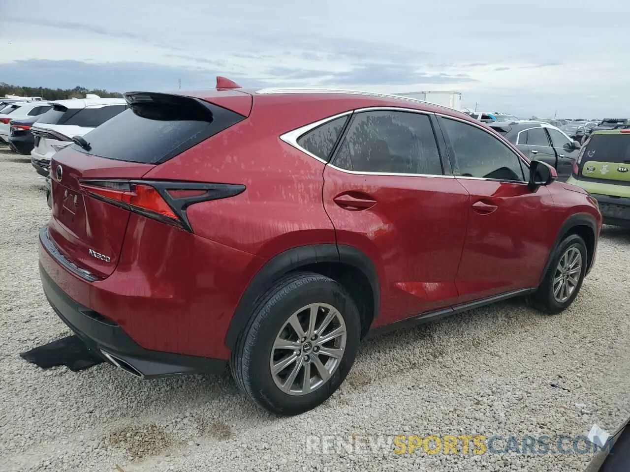 3 fotografías del automóvil dañado JTJDARBZ1L5011253 LEXUS NX 2020