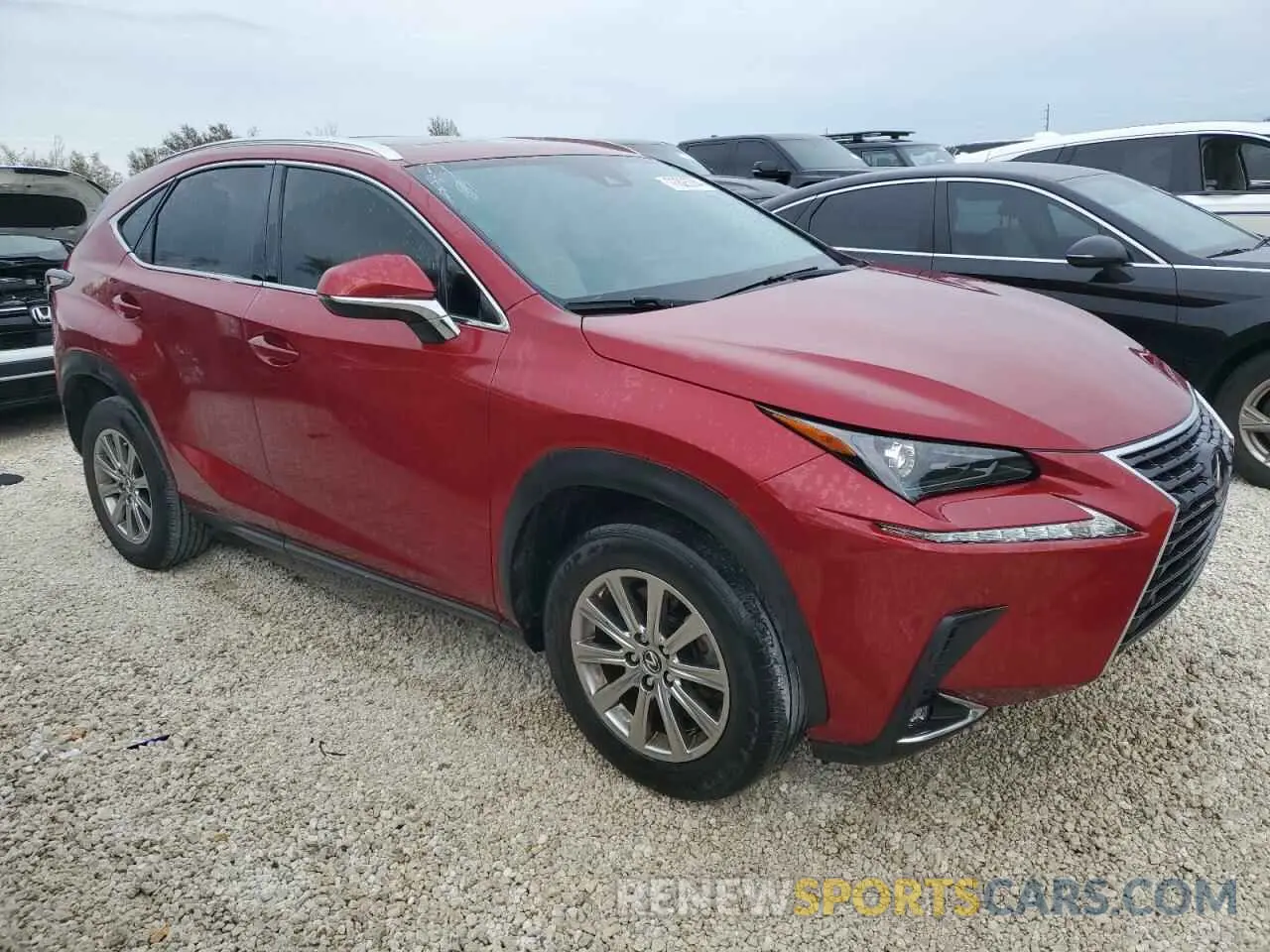 4 fotografías del automóvil dañado JTJDARBZ1L5011253 LEXUS NX 2020