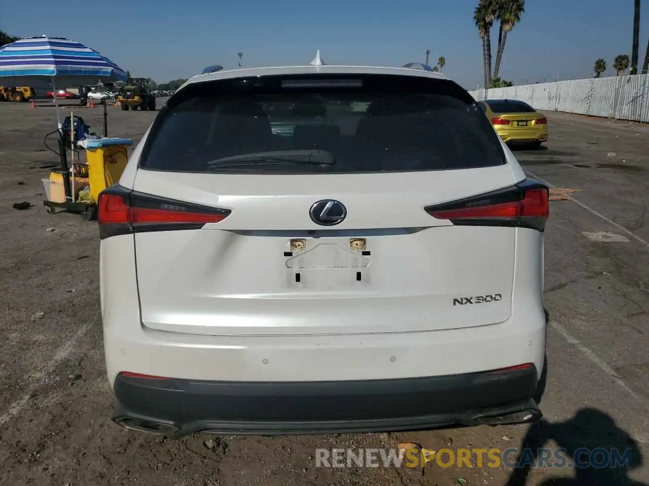 6 fotografías del automóvil dañado JTJDARBZ2L5005381 LEXUS NX 2020