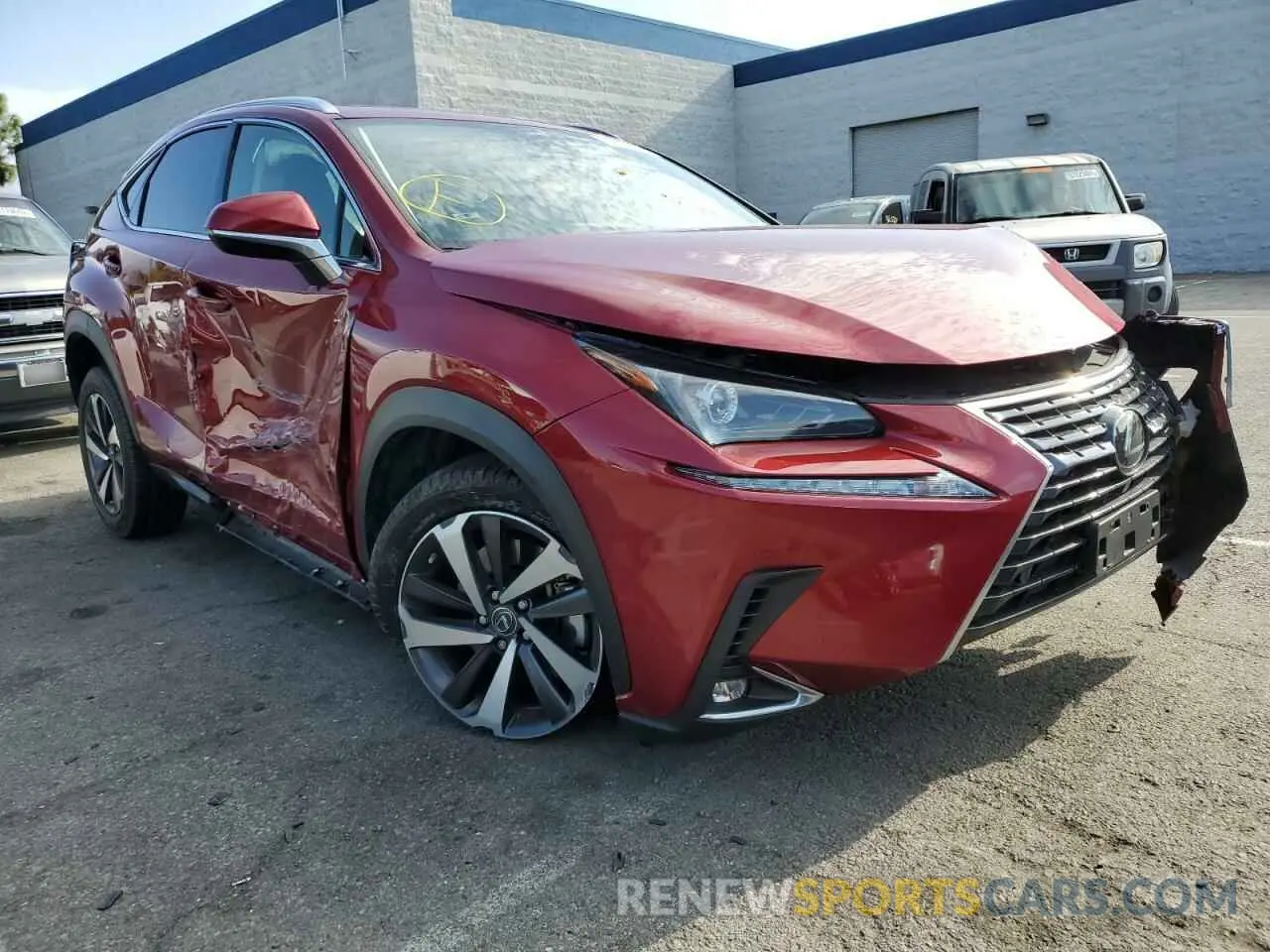 1 fotografías del automóvil dañado JTJDARBZ4L5005110 LEXUS NX 2020