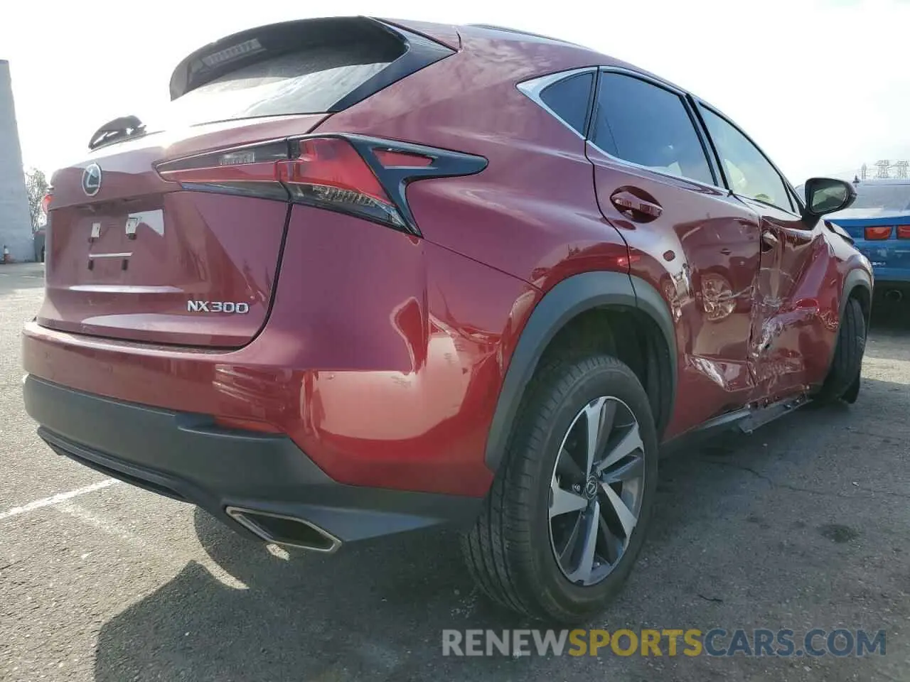 4 fotografías del automóvil dañado JTJDARBZ4L5005110 LEXUS NX 2020
