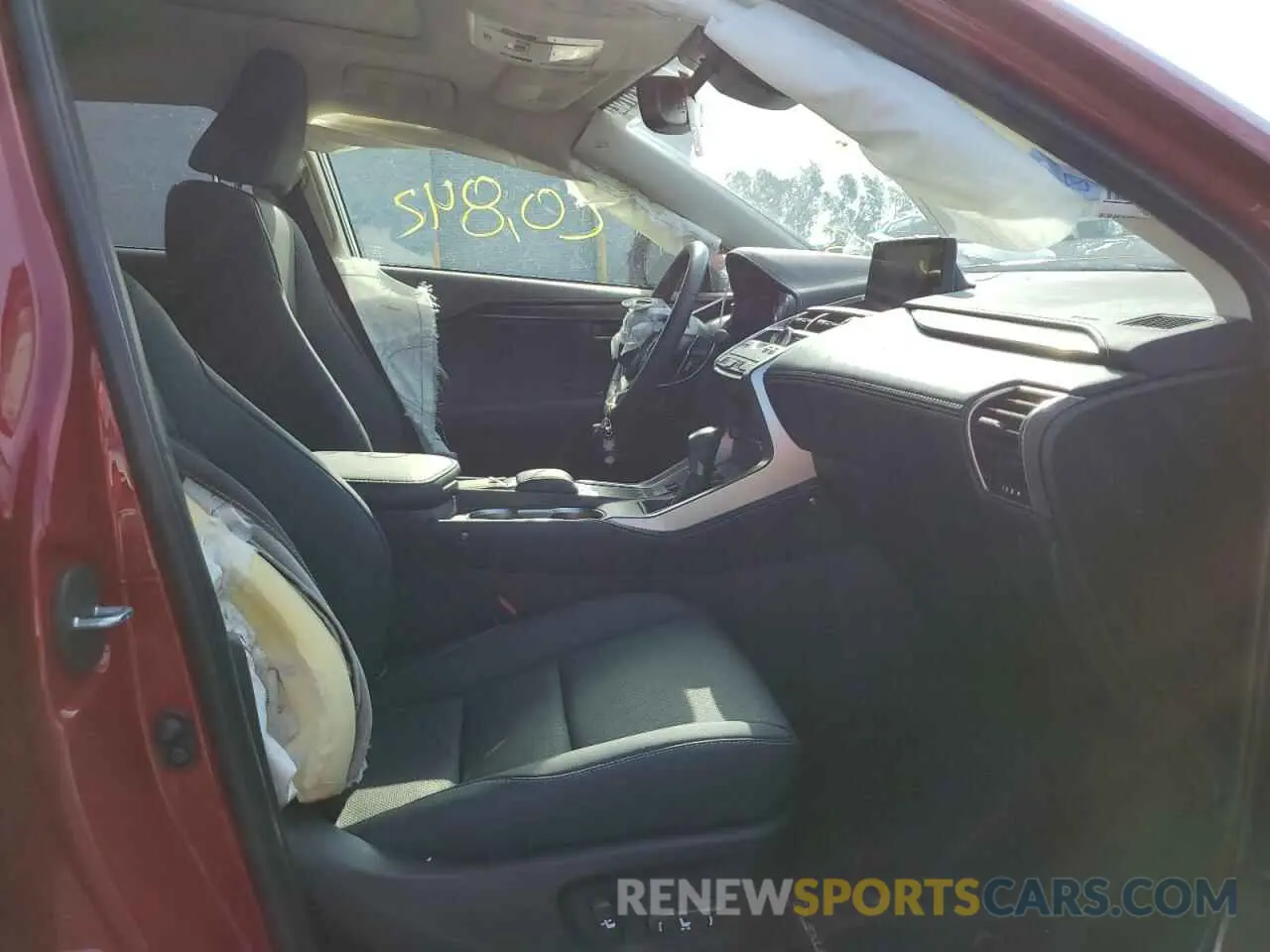 5 fotografías del automóvil dañado JTJDARBZ4L5005110 LEXUS NX 2020