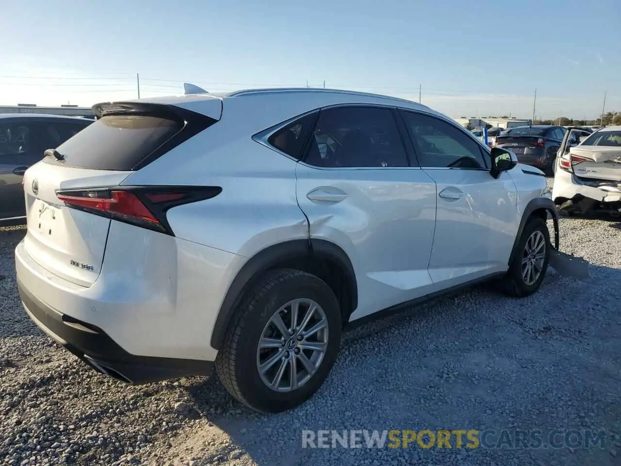 3 fotografías del automóvil dañado JTJDARBZ4L5010176 LEXUS NX 2020