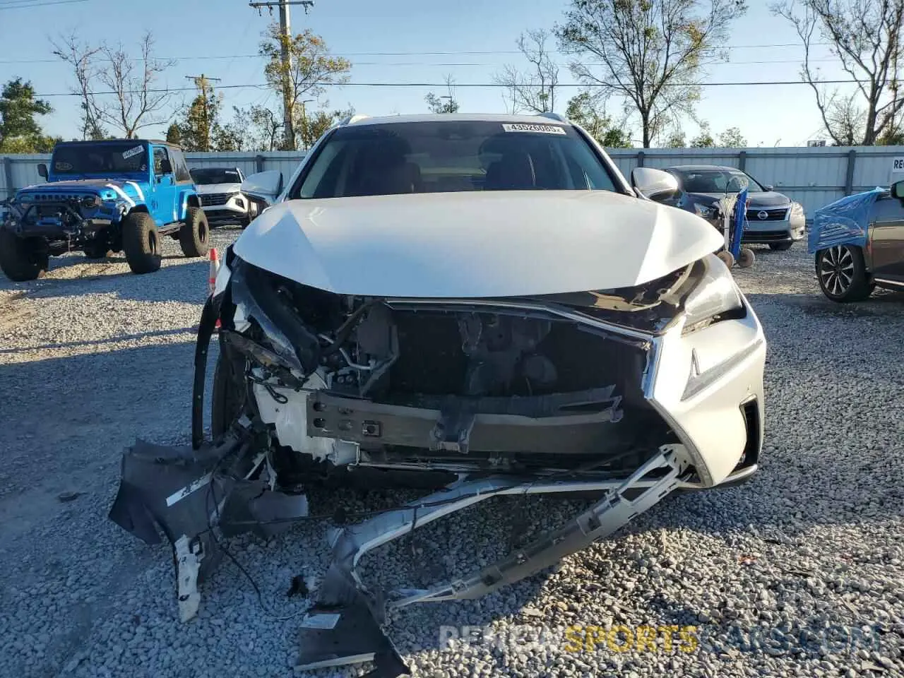 5 fotografías del automóvil dañado JTJDARBZ4L5010176 LEXUS NX 2020