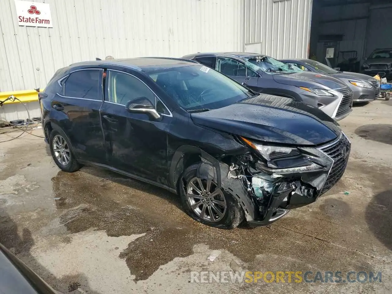 4 fotografías del automóvil dañado JTJDARBZ5L2162419 LEXUS NX 2020