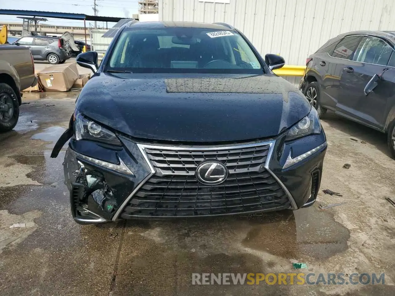 5 fotografías del automóvil dañado JTJDARBZ5L2162419 LEXUS NX 2020