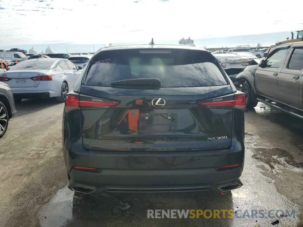 6 fotografías del automóvil dañado JTJDARBZ5L2162419 LEXUS NX 2020