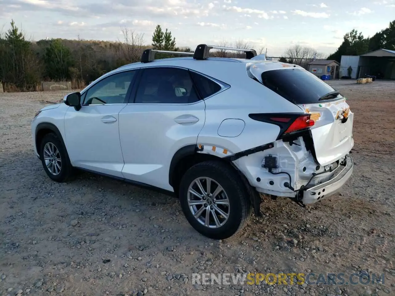 2 fotografías del automóvil dañado JTJDARBZ5L5016522 LEXUS NX 2020