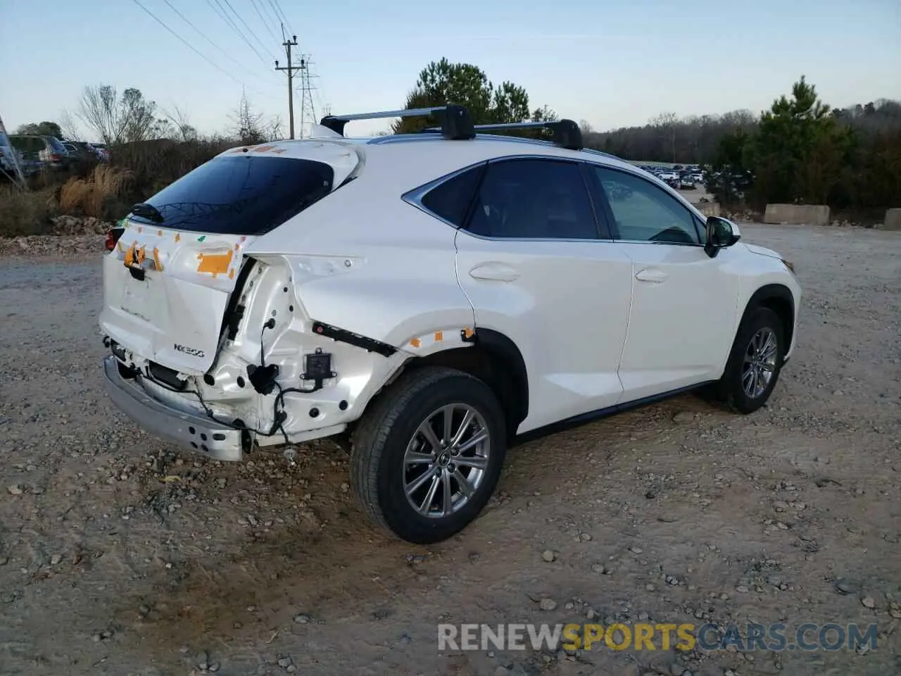 3 fotografías del automóvil dañado JTJDARBZ5L5016522 LEXUS NX 2020