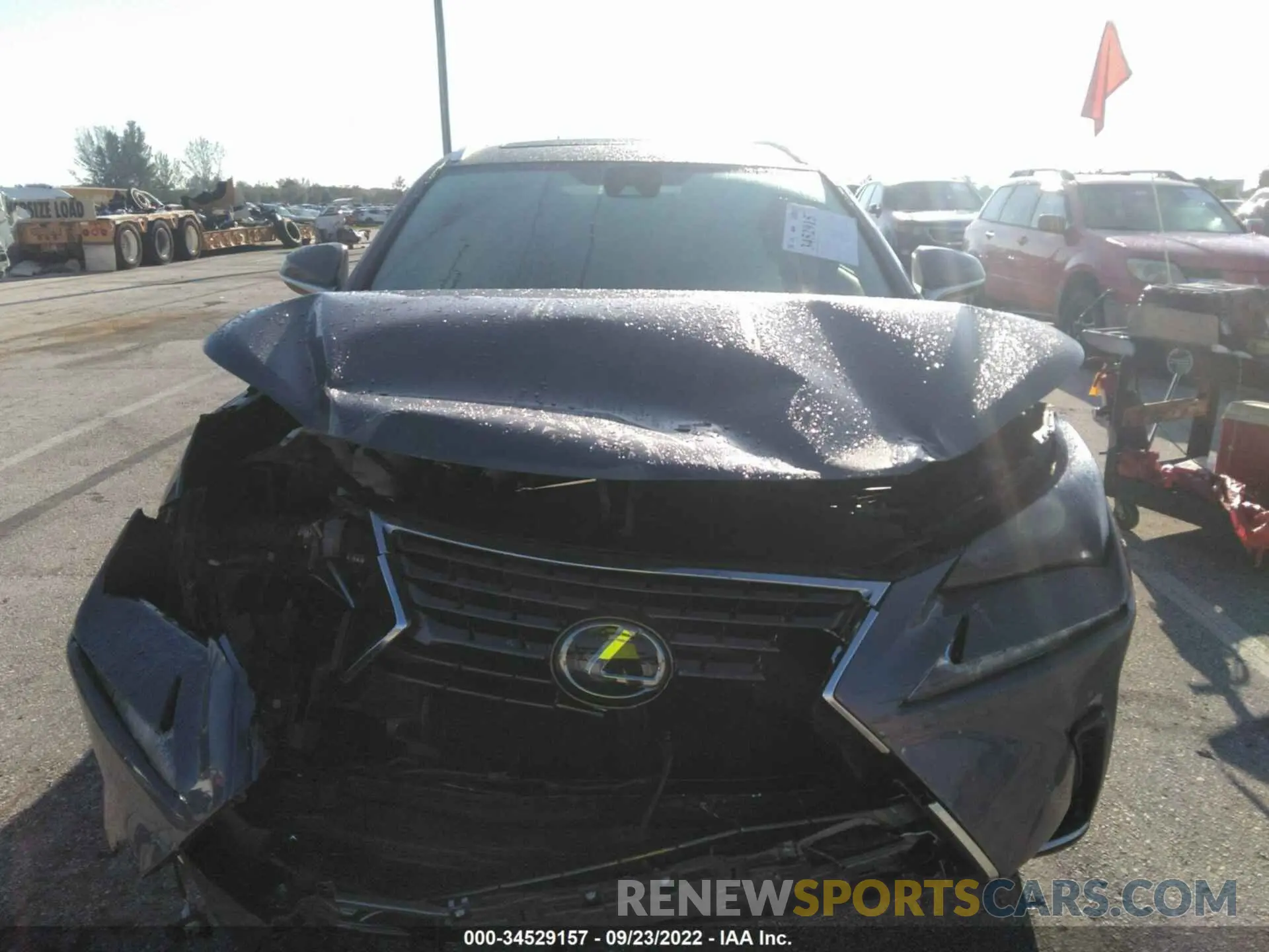 6 fotografías del automóvil dañado JTJDARBZ6L2178368 LEXUS NX 2020