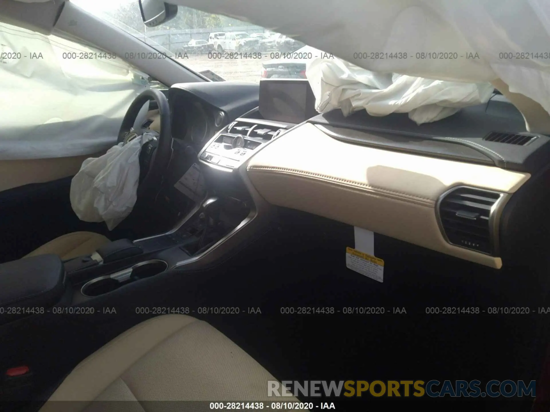 5 fotografías del automóvil dañado JTJDARBZ6L5014505 LEXUS NX 2020