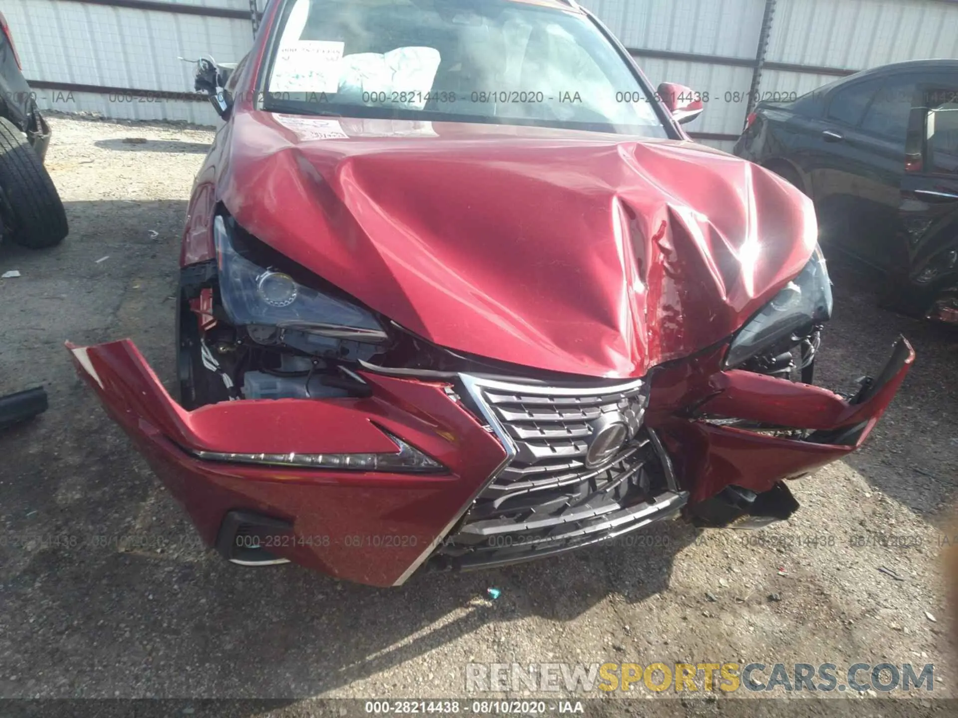 6 fotografías del automóvil dañado JTJDARBZ6L5014505 LEXUS NX 2020