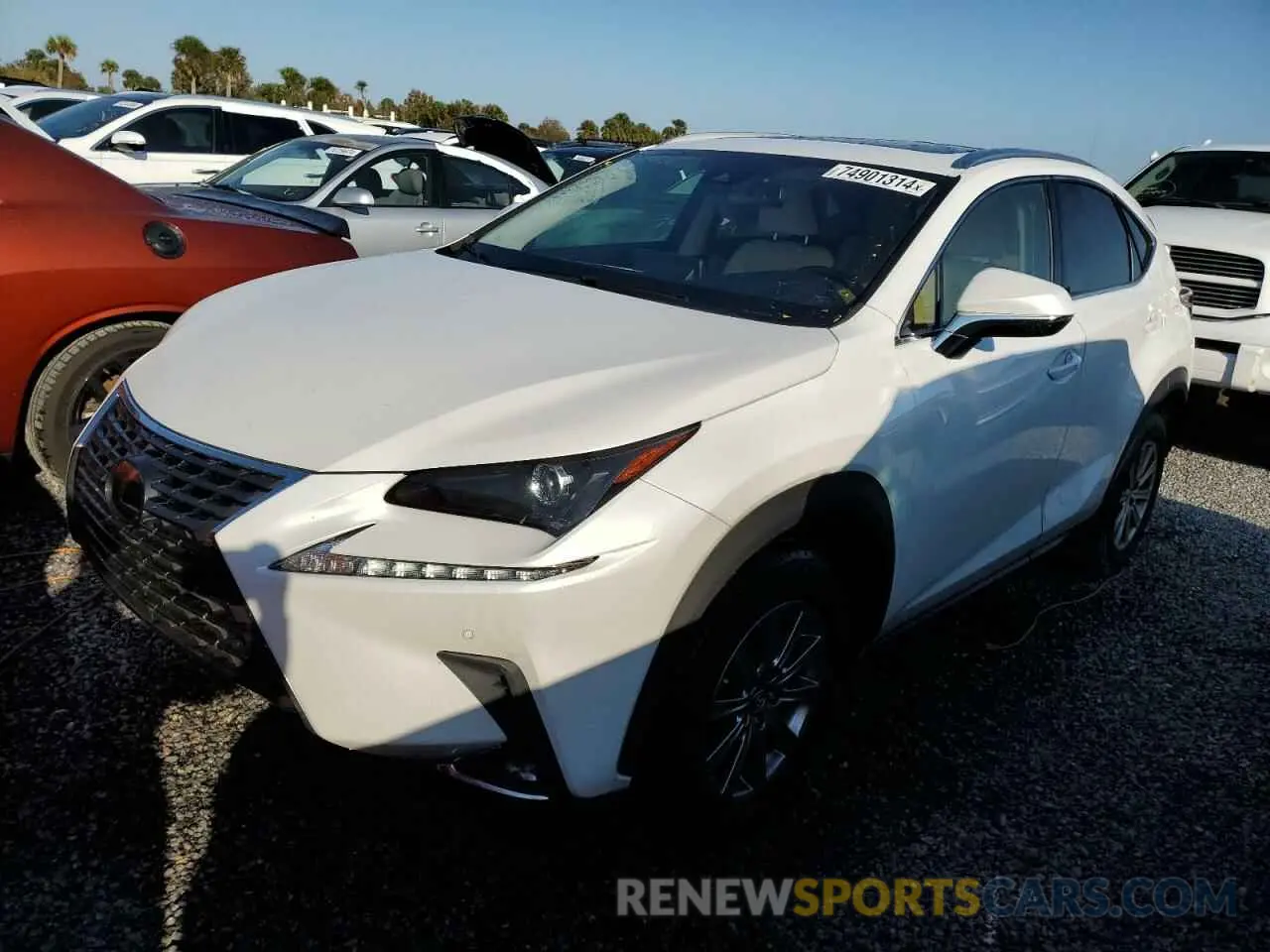 1 fotografías del automóvil dañado JTJDARBZ7L5005098 LEXUS NX 2020