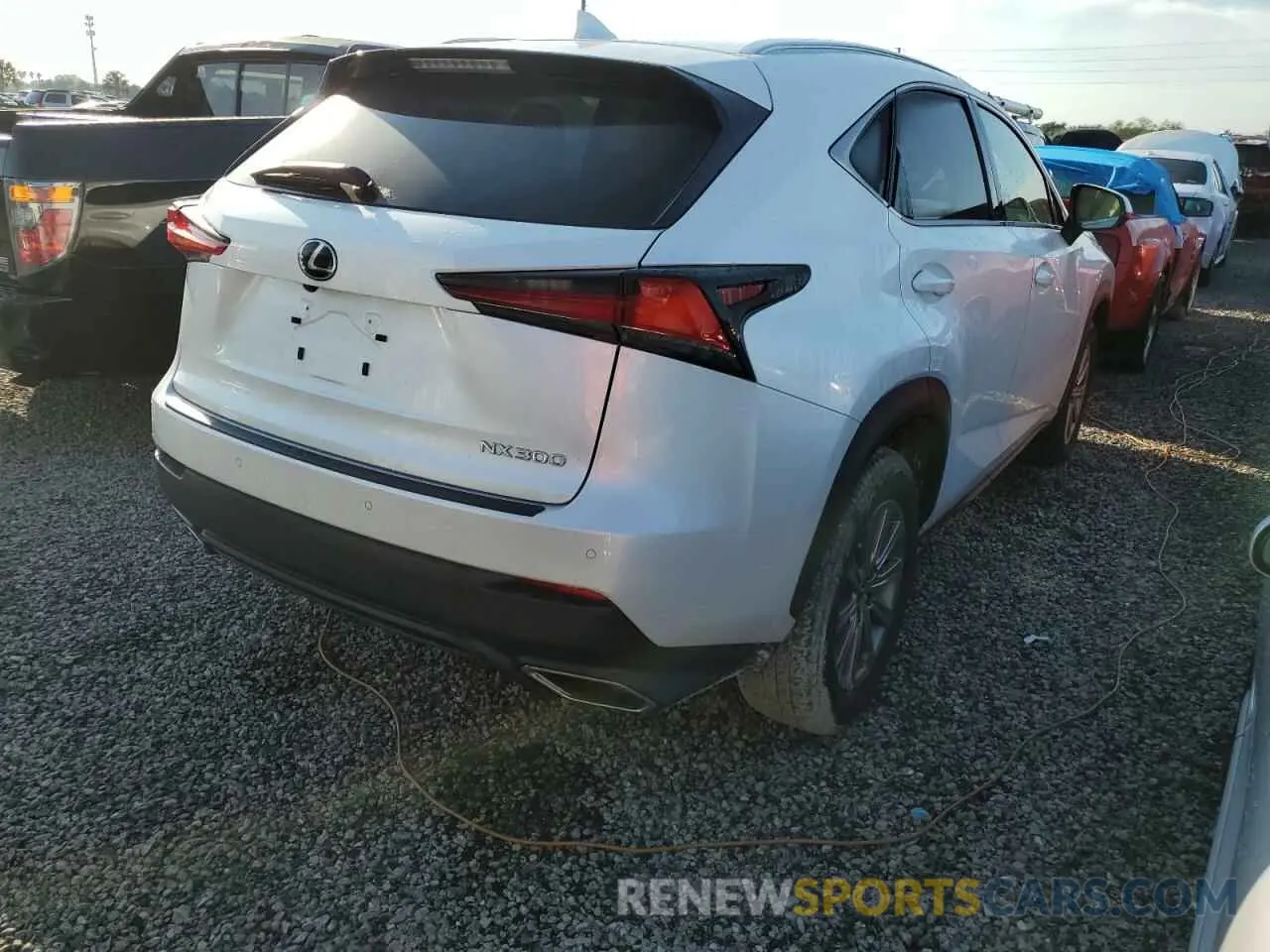 3 fotografías del automóvil dañado JTJDARBZ7L5005098 LEXUS NX 2020