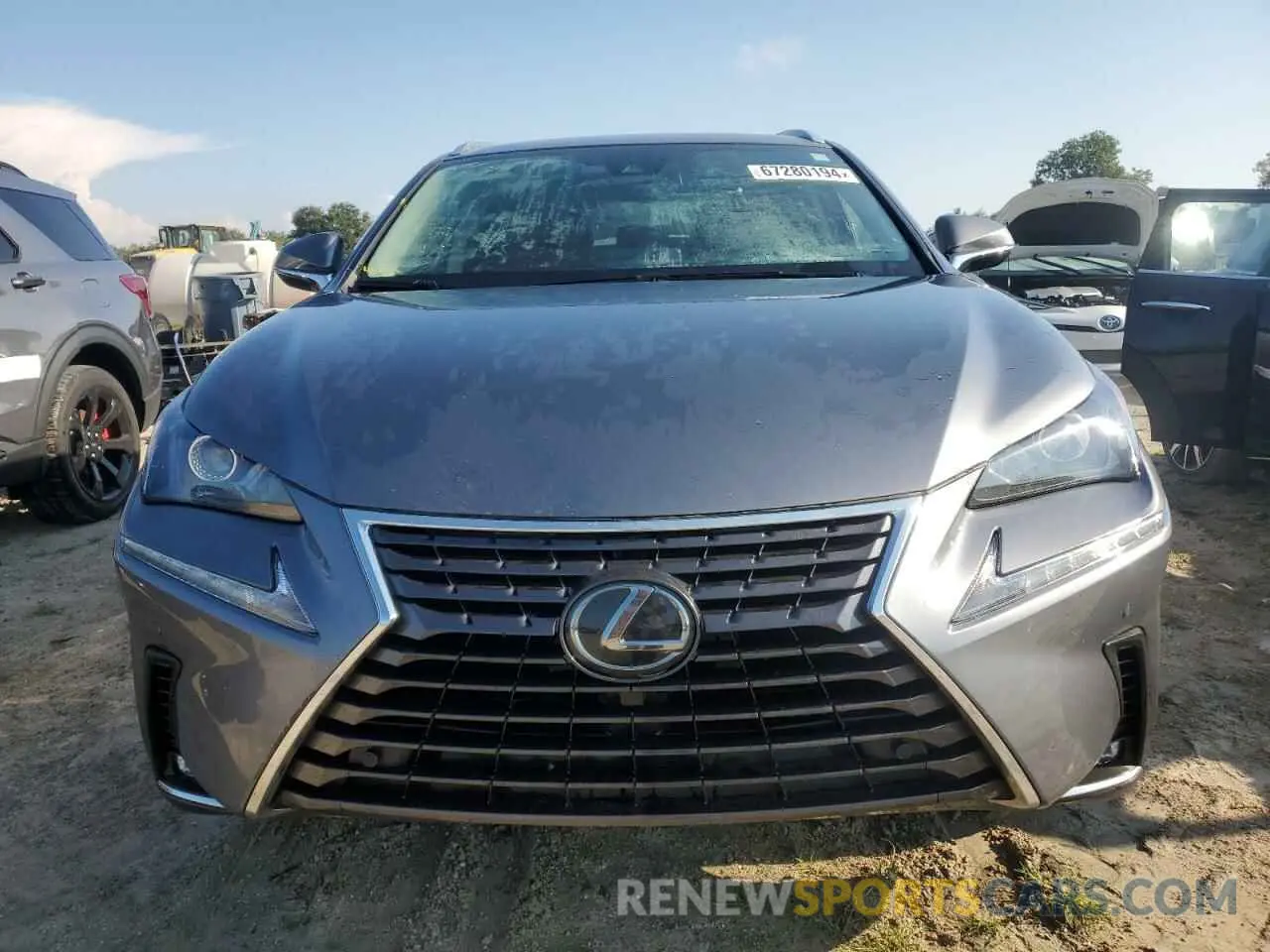 5 fotografías del automóvil dañado JTJDARBZ8L2177819 LEXUS NX 2020