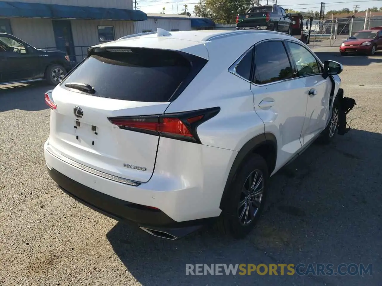 4 fotografías del automóvil dañado JTJDARBZ8L5001321 LEXUS NX 2020