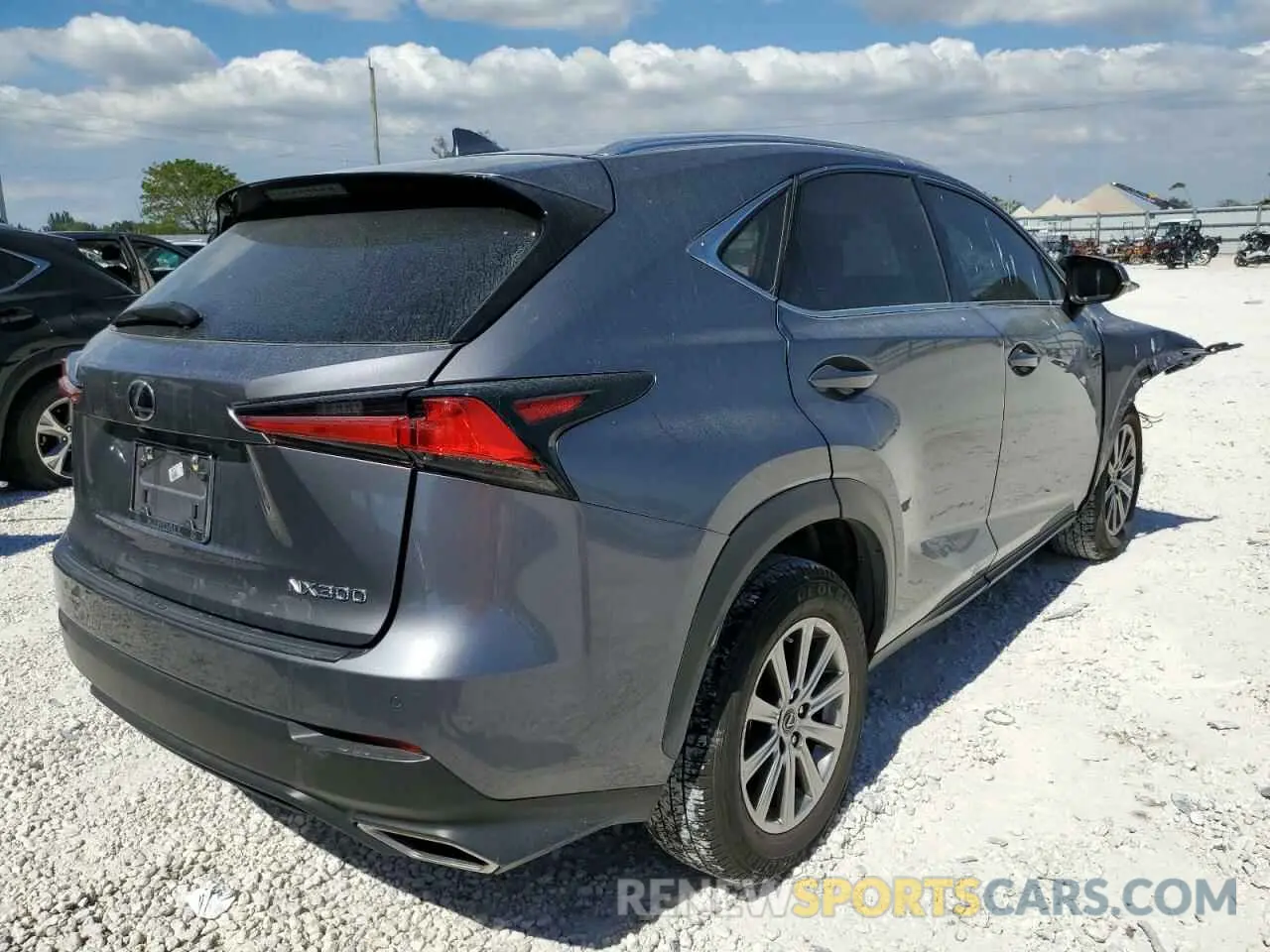 4 fotografías del automóvil dañado JTJDARBZ9L2176114 LEXUS NX 2020