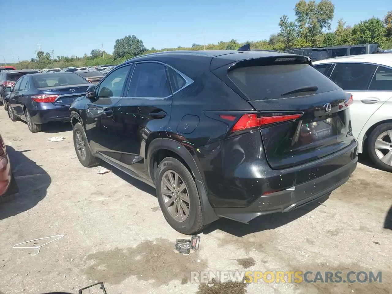 2 fotografías del automóvil dañado JTJDARDZ1L5011315 LEXUS NX 2020