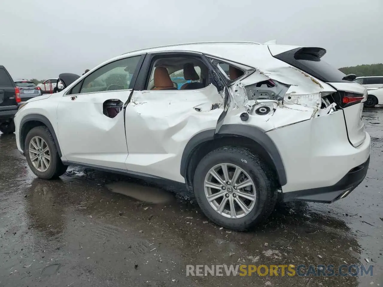2 fotografías del automóvil dañado JTJDARDZ3L5012708 LEXUS NX 2020