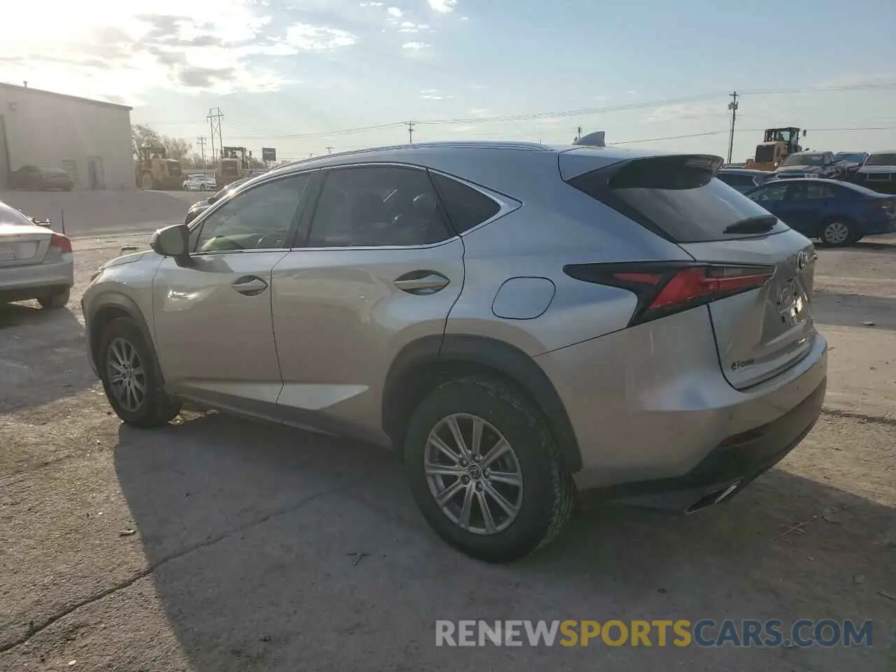 2 fotografías del automóvil dañado JTJDARDZ4L2225975 LEXUS NX 2020