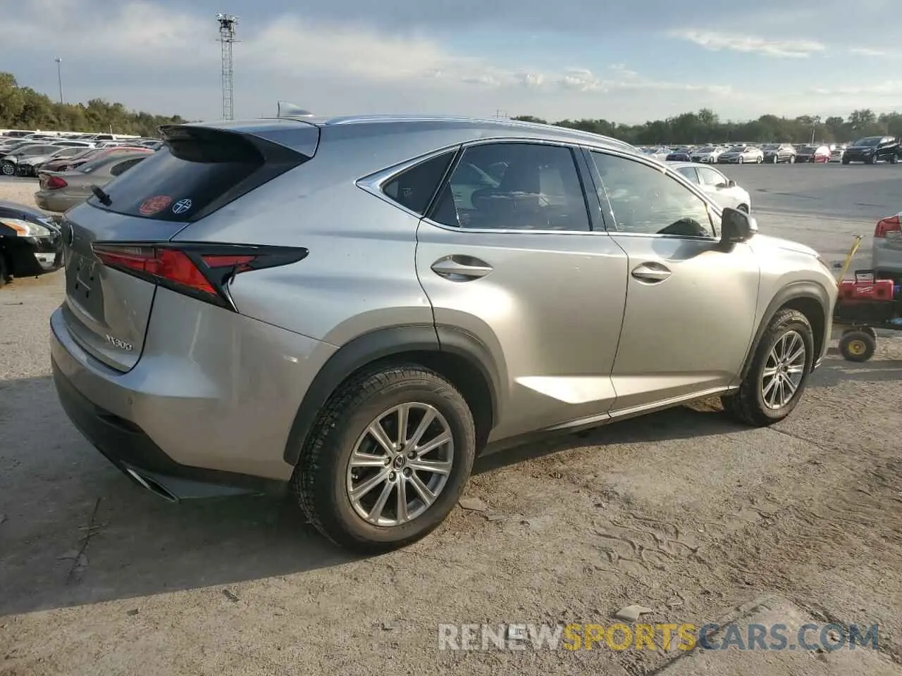 3 fotografías del automóvil dañado JTJDARDZ4L2225975 LEXUS NX 2020