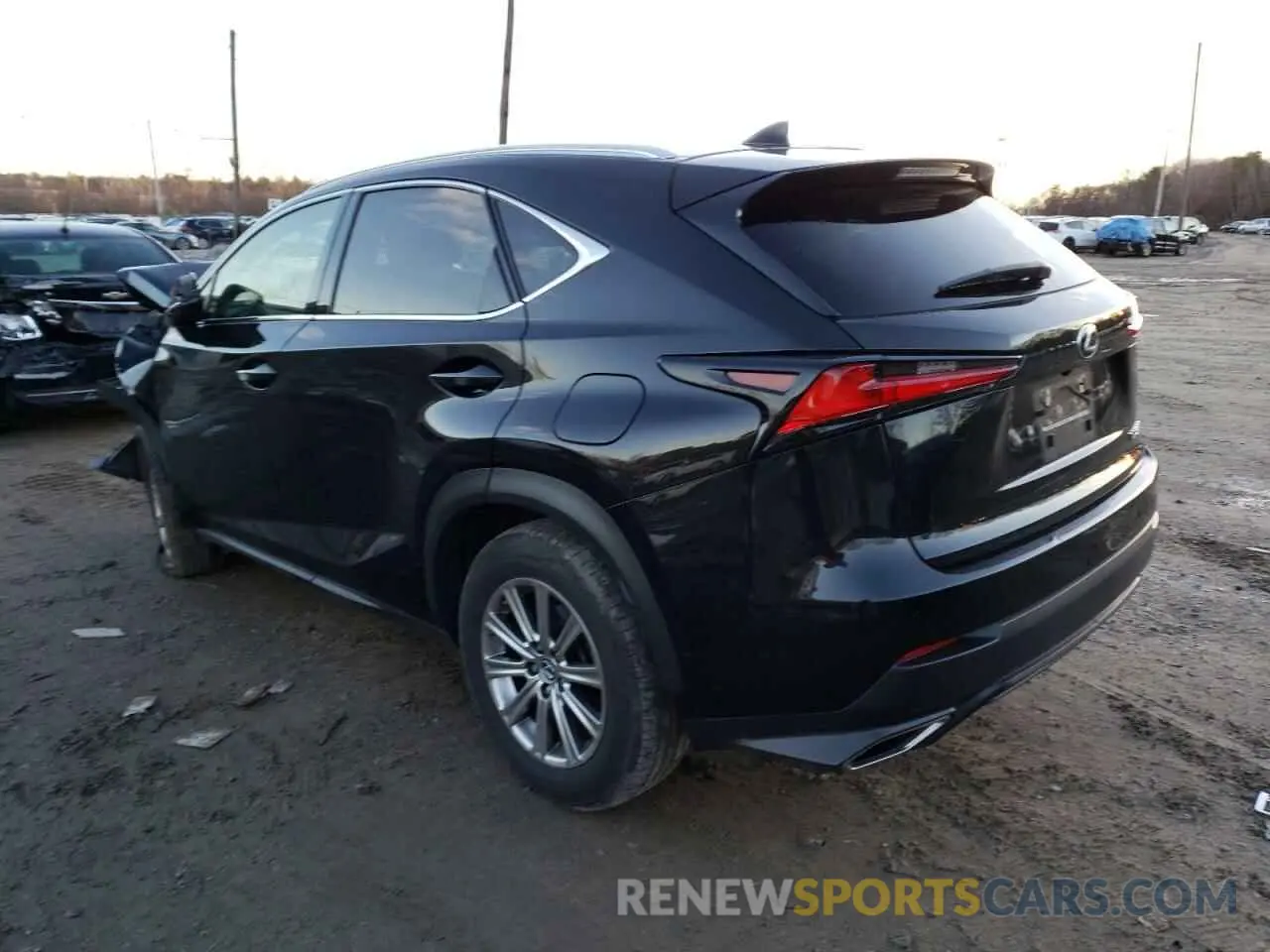2 fotografías del automóvil dañado JTJDARDZ4L2227077 LEXUS NX 2020