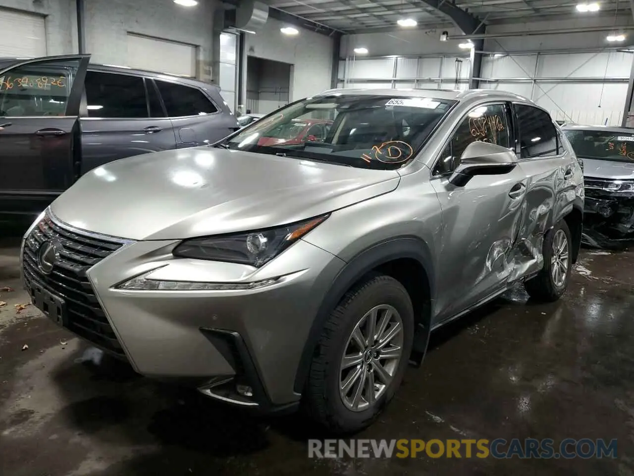 2 fotografías del automóvil dañado JTJDARDZ6L5004165 LEXUS NX 2020