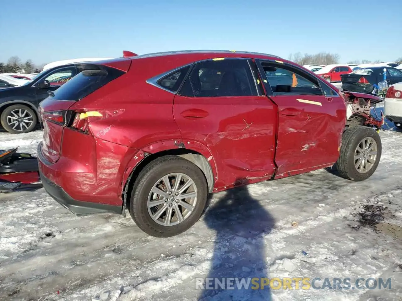 3 fotografías del automóvil dañado JTJDARDZ6L5006241 LEXUS NX 2020