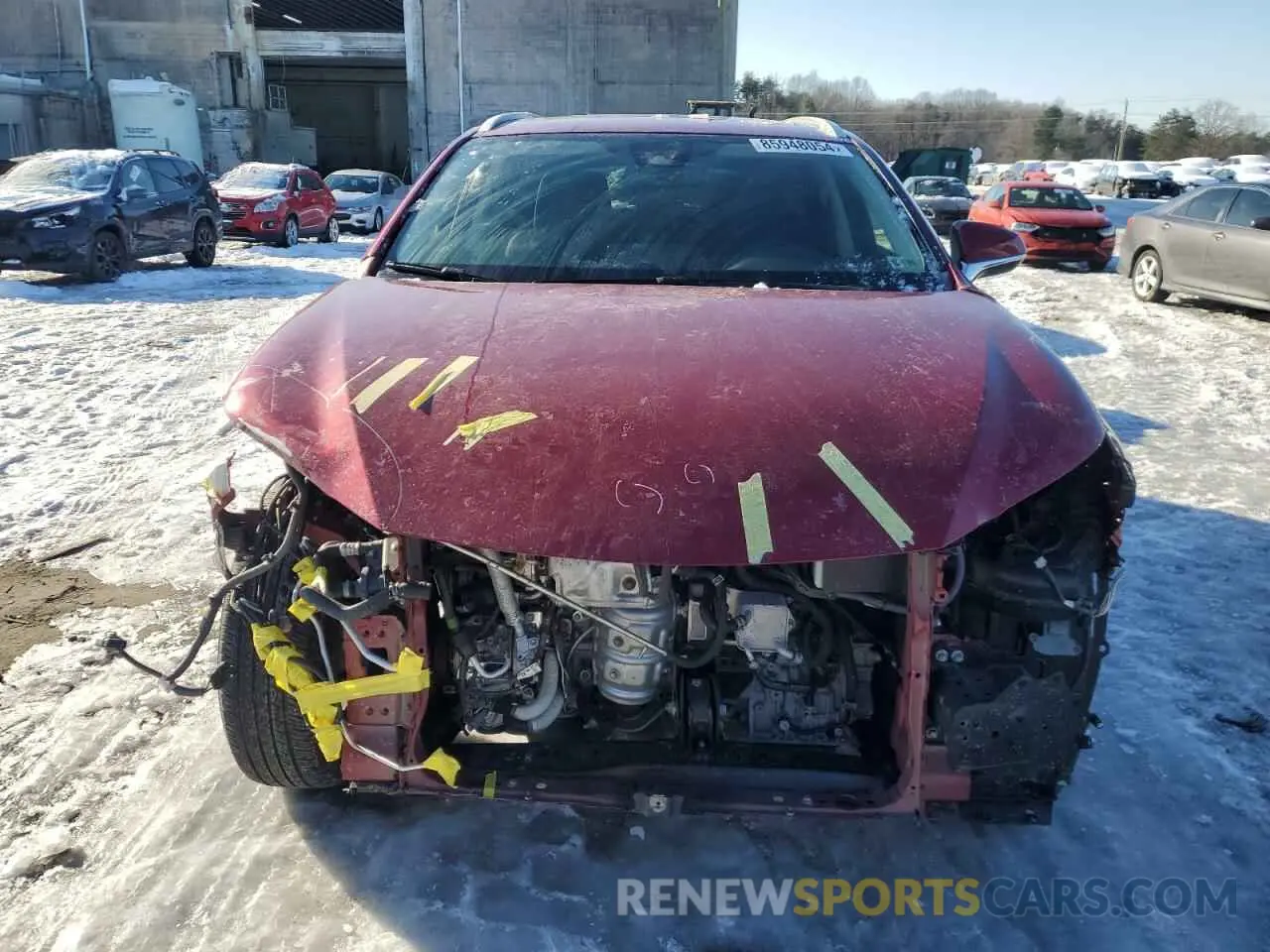 5 fotografías del automóvil dañado JTJDARDZ6L5006241 LEXUS NX 2020
