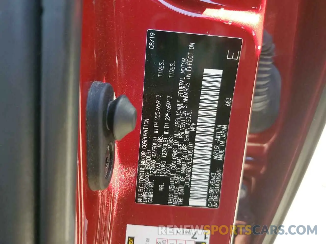 13 fotografías del automóvil dañado JTJDARDZ7L5005101 LEXUS NX 2020