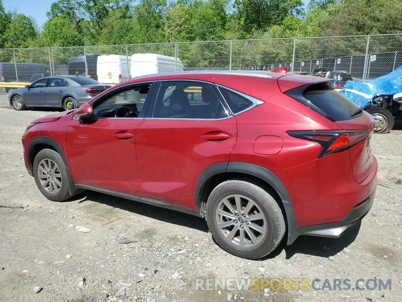 2 fotografías del automóvil dañado JTJDARDZ7L5005101 LEXUS NX 2020