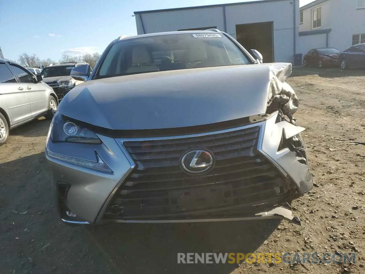 5 fotografías del automóvil dañado JTJDARDZ8L2232928 LEXUS NX 2020