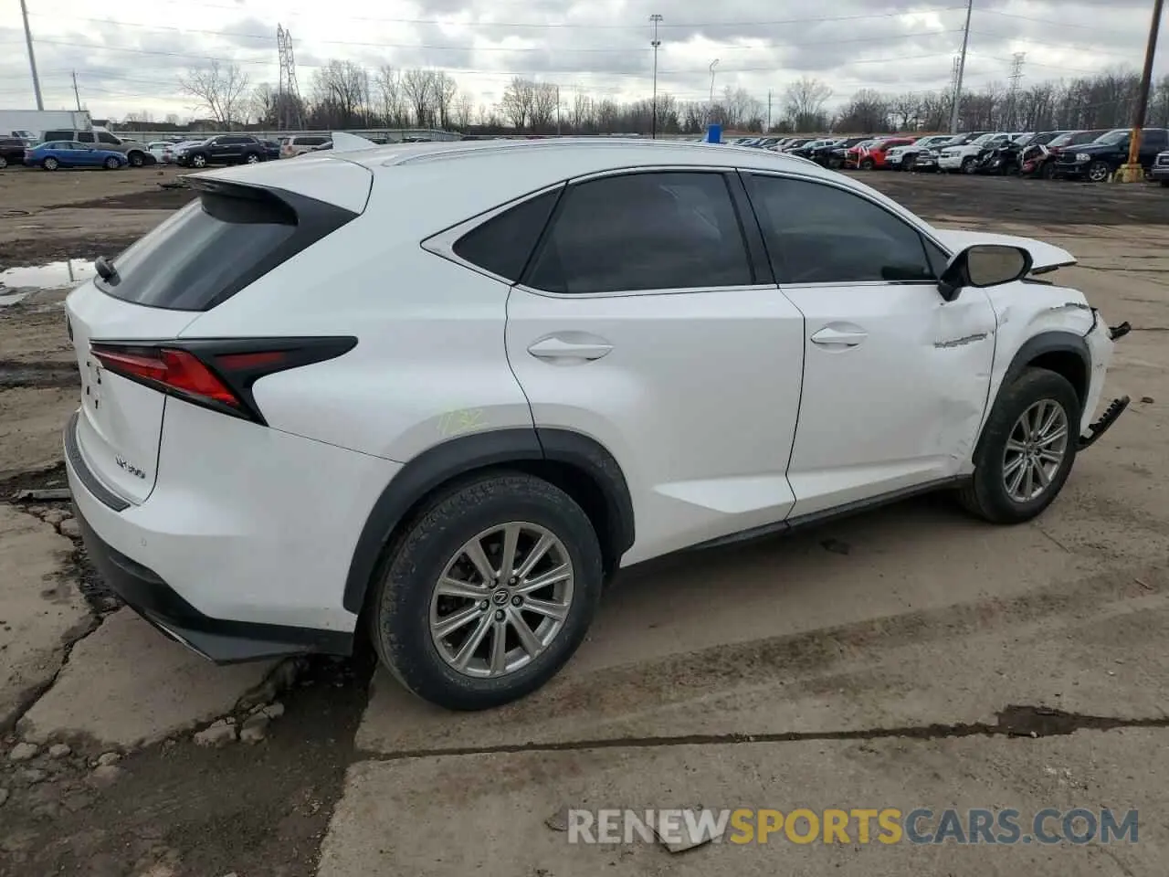 3 fotografías del automóvil dañado JTJDARDZ8L5013269 LEXUS NX 2020