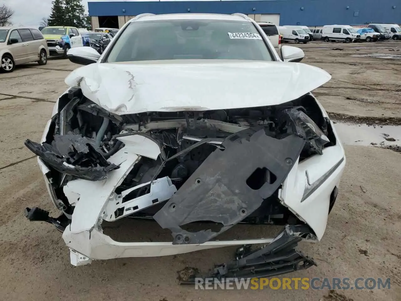 5 fotografías del automóvil dañado JTJDARDZ8L5013269 LEXUS NX 2020