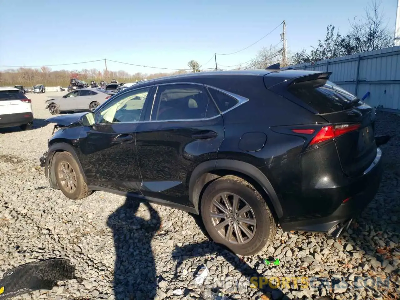 2 fotografías del automóvil dañado JTJDARDZXL2235670 LEXUS NX 2020