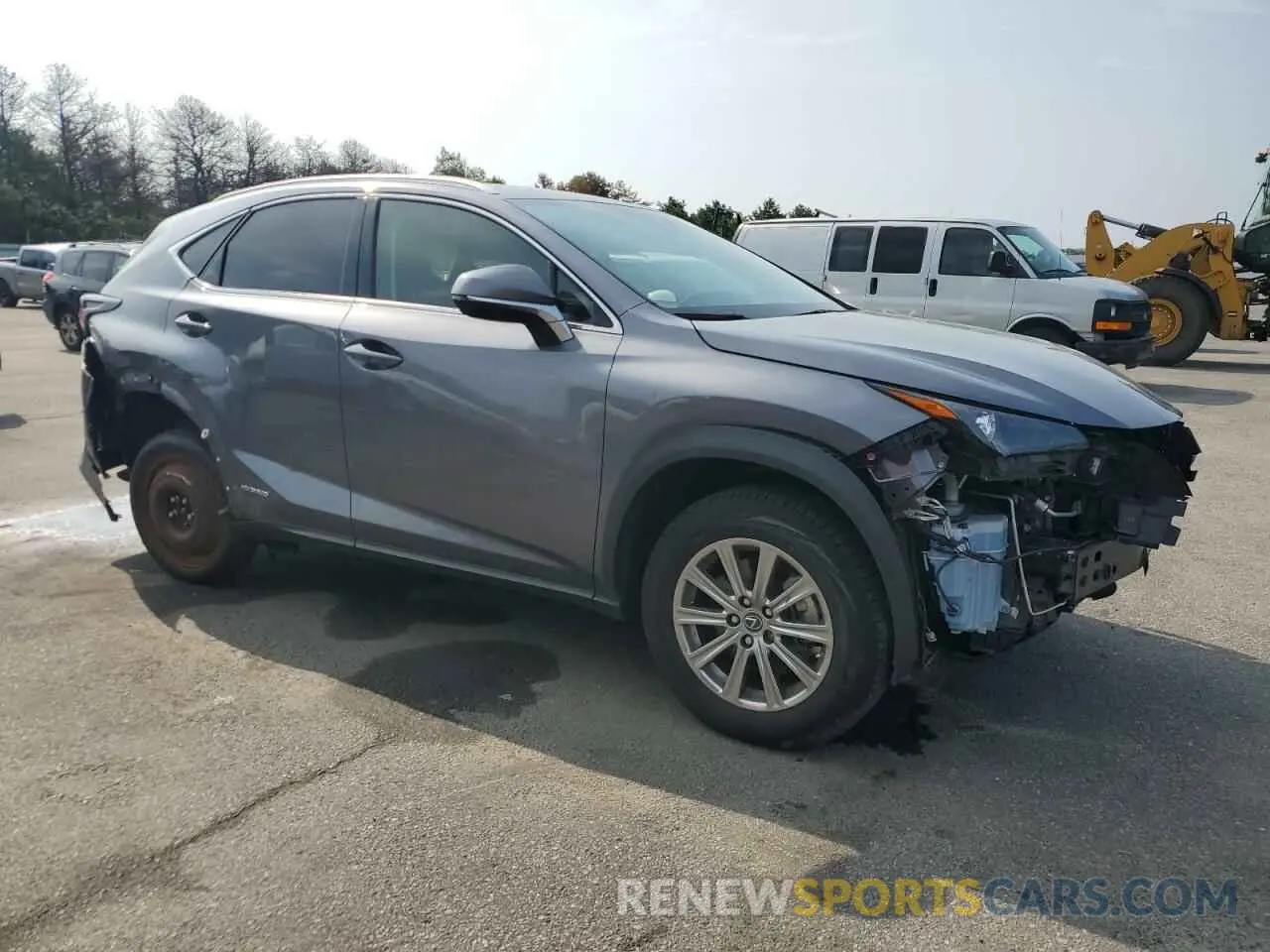 4 fotografías del automóvil dañado JTJDJRDZ2L2135143 LEXUS NX 2020
