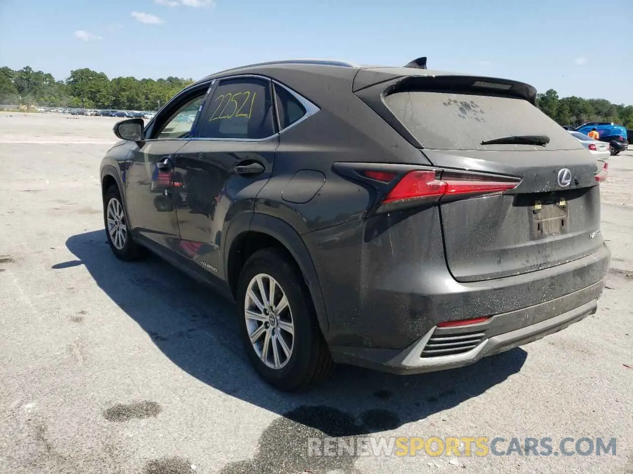 3 fotografías del automóvil dañado JTJDJRDZ4L5000406 LEXUS NX 2020