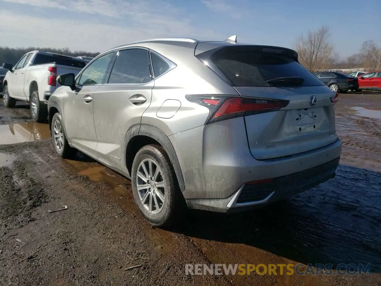 3 fotografías del automóvil dañado JTJDJRDZ5L2127103 LEXUS NX 2020
