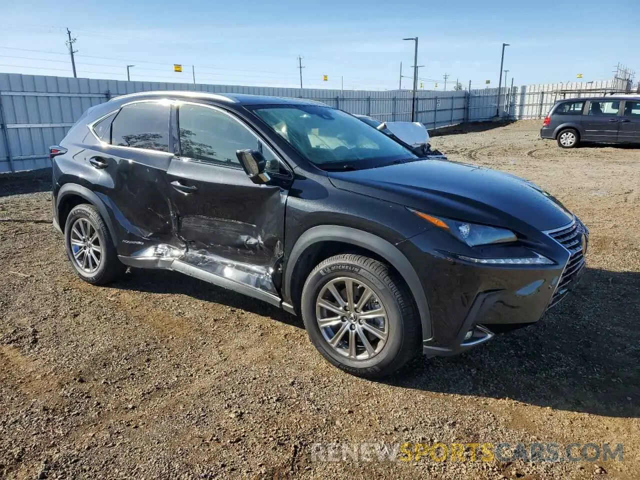4 fotografías del automóvil dañado JTJDJRDZ5L2133418 LEXUS NX 2020
