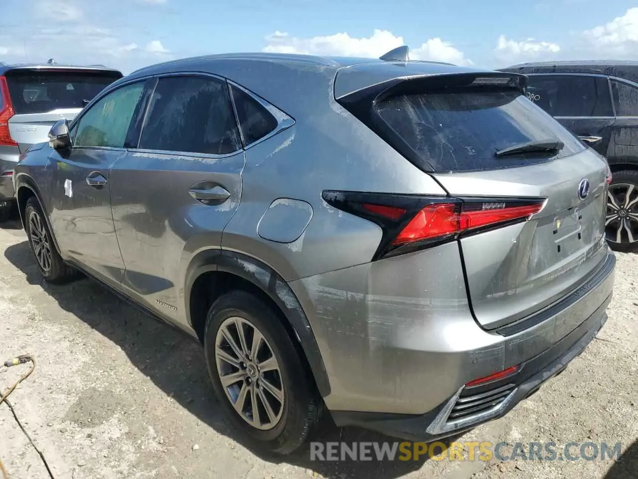 2 fotografías del automóvil dañado JTJDJRDZ6L2134853 LEXUS NX 2020
